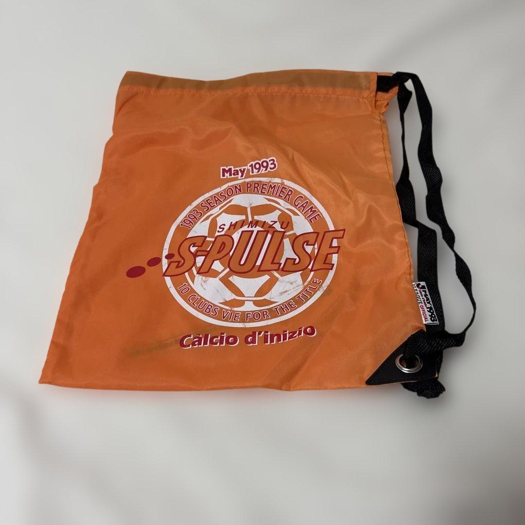 90s 清水エスパルス ナップサック オレンジ ビンテージ Jリーグ 1993
