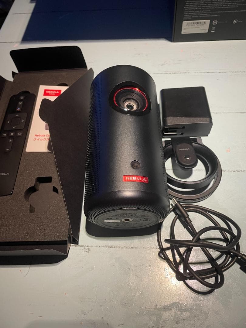 Nebula Capsule 3 Laser 本体 + リモコン Amazon | AHTHA プロジェクターリモコン for Anker Nebula Capsule 3