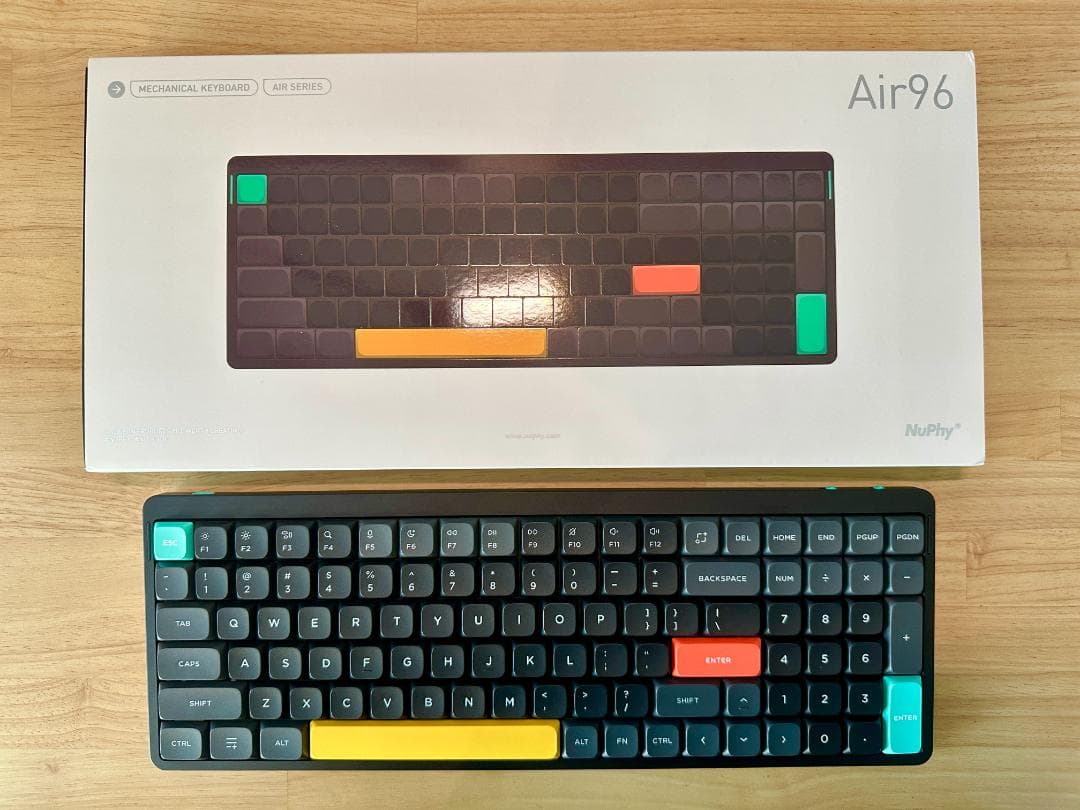 Nuphy Air96 V2メカニカルキーボード 黒 Aloe(37gf)軸 Air96 V2 QMK/VIAワイヤレスメカニカルキーボード – DIGIART