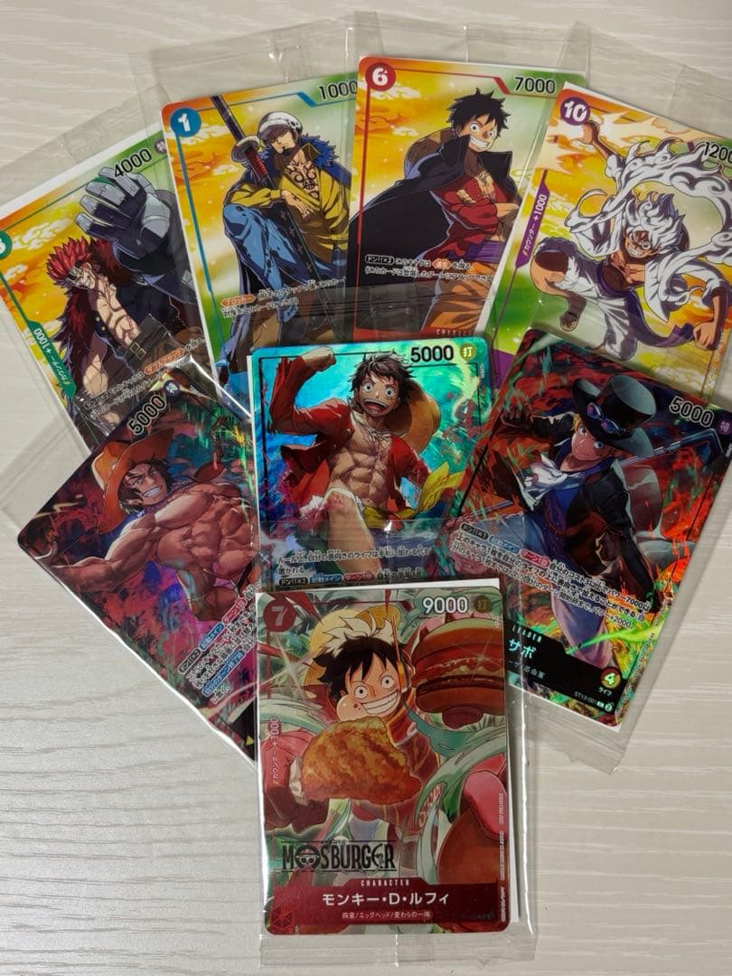 ワンピカード プロモまとめ売り モスバーガー セブンイレブン - メルカリ