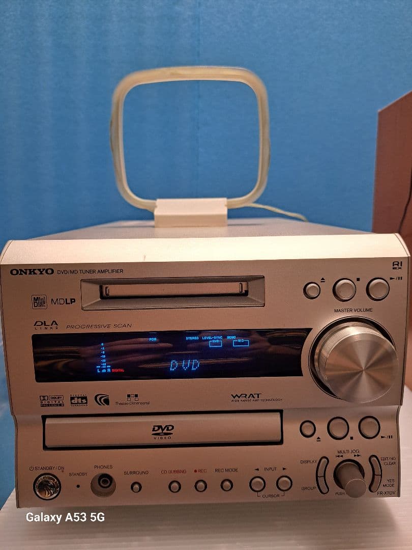 ONKYO オンキョウ CD /DVD/MD コンポ FR-X7DV - メルカリ