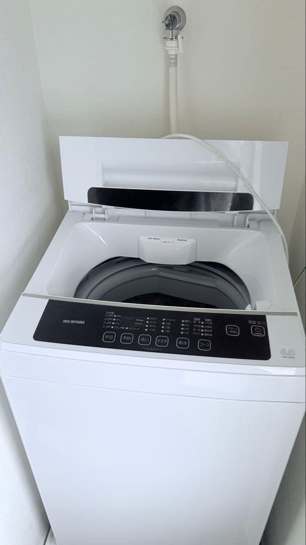 都内近郊送料無料！アイリスオーヤマ縦型洗濯機 2021年製　IAW-T602E IRIS OHYAMA（アイリスオーヤマ） 洗濯機 縦型 一人暮らし 6kg 新品