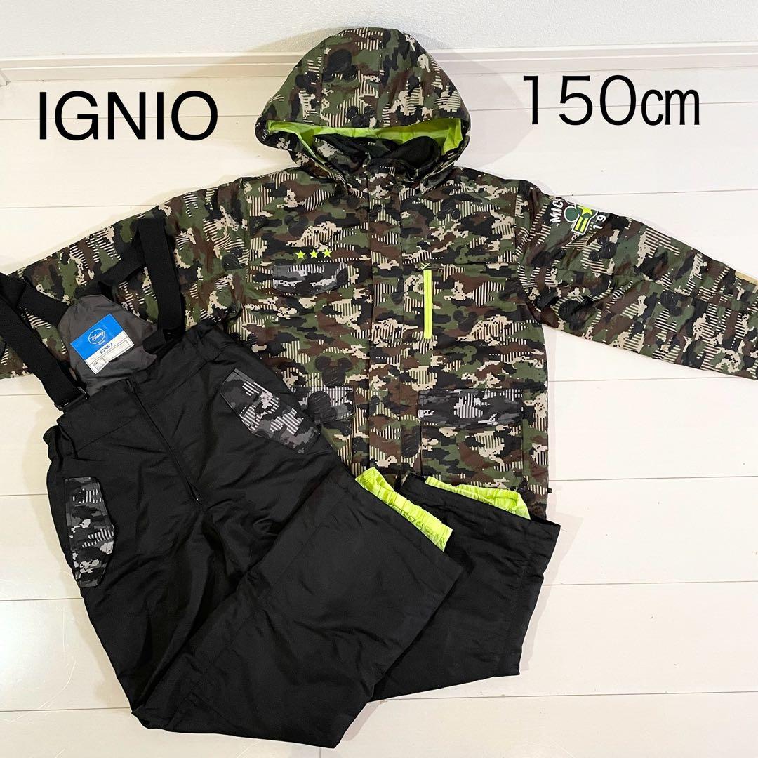 IGNIO スキーウェア 150 上下セット ミッキーマウス 迷彩柄 ディズニー