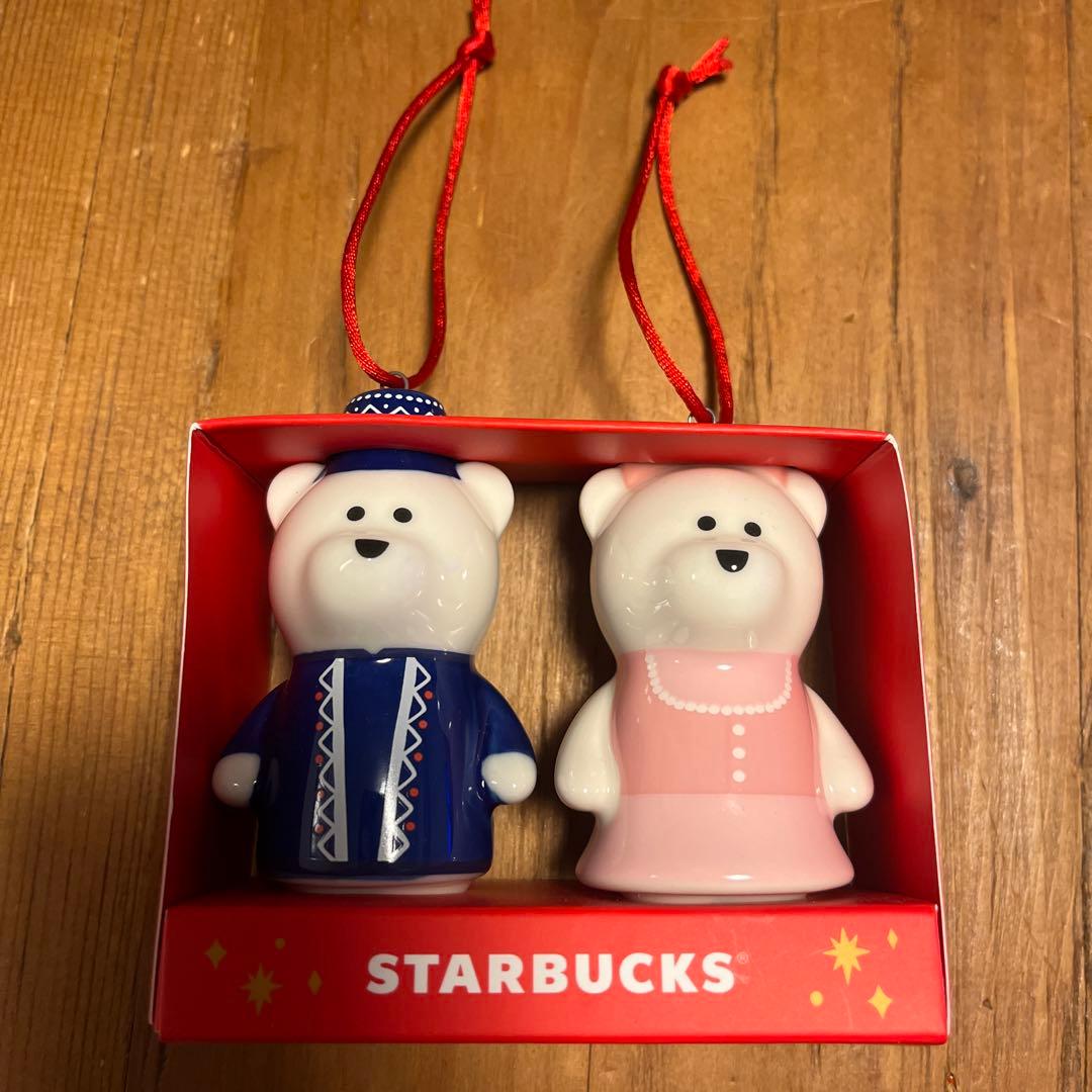 スターバックス クマのオーナメントセット 2022 クリスマス