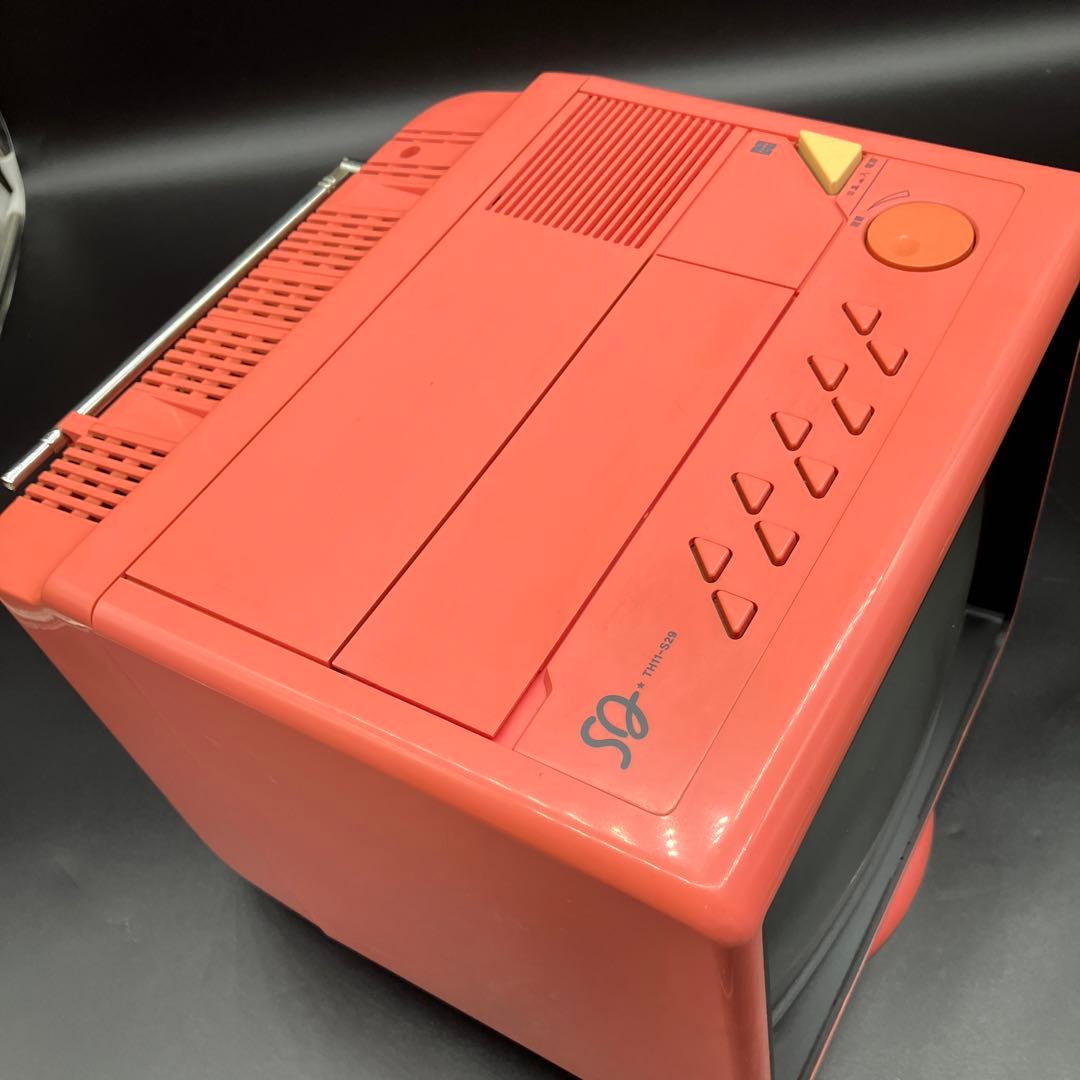 National レトロ ブラウン管テレビ ピンクTH11-S29 当時物 - メルカリ