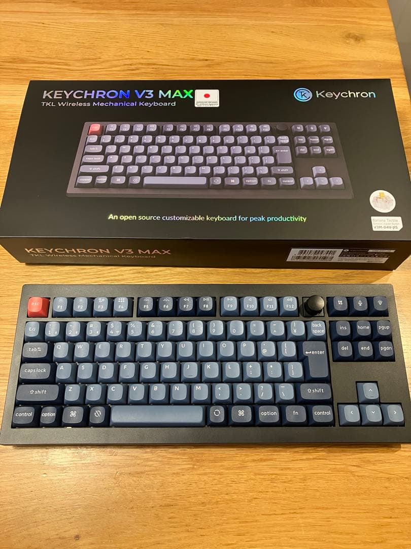 Keychron V3 MAX 日本語(JIS・かな印字なし)バナナ軸