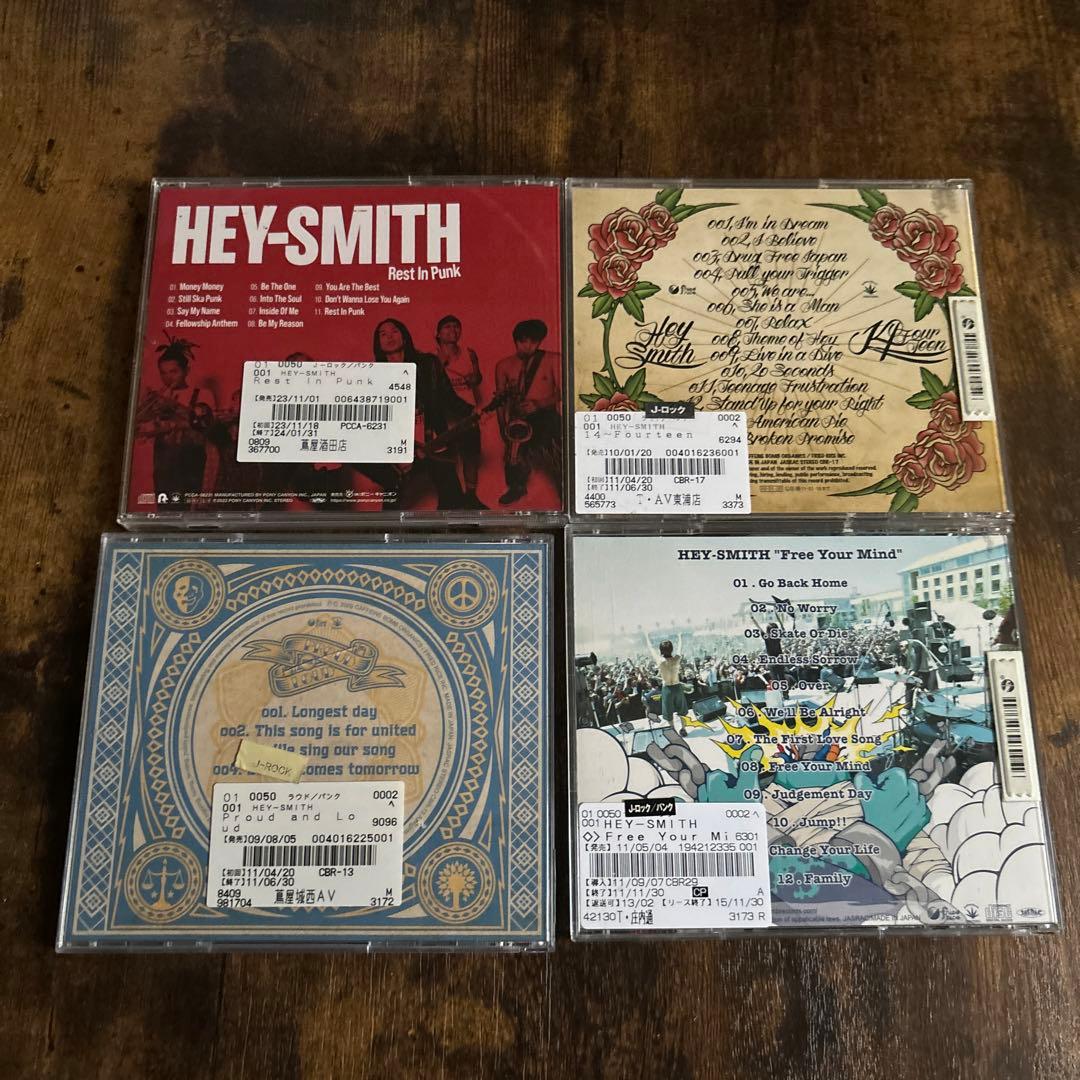 HEY-SMITH CD アルバム 4枚 ヘイスミス - メルカリ