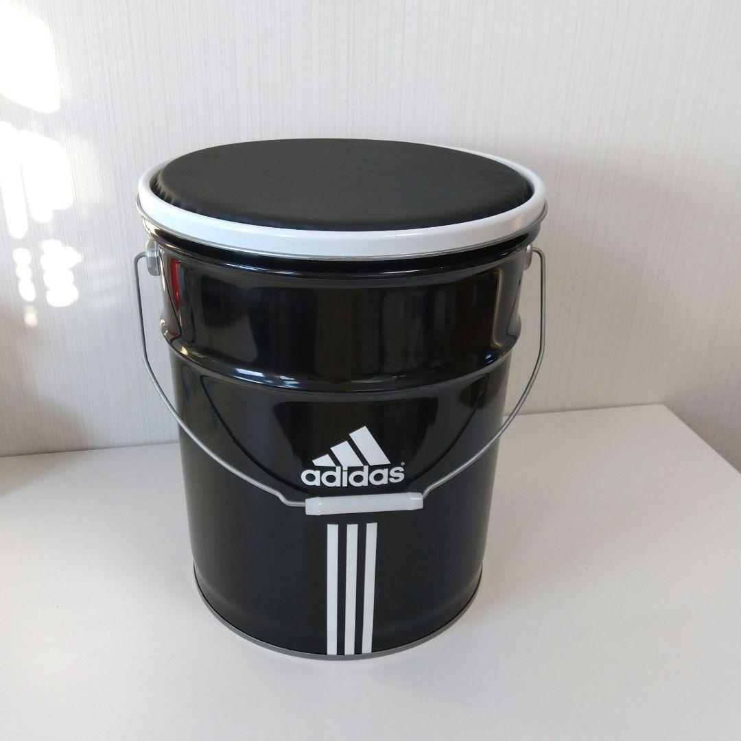 アディダス ペール缶 黒 アディ缶 - メルカリ