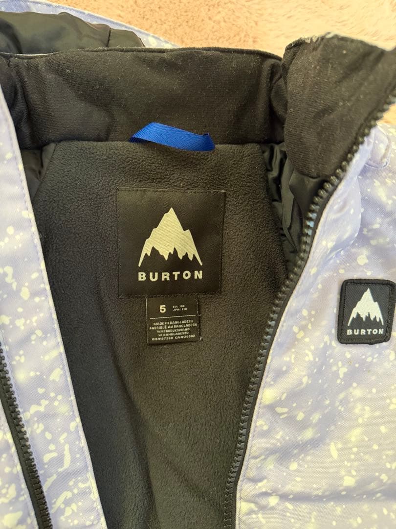 BURTON キッズ スキーウェア 上下セット 雪遊び スノボ 100-110 - メルカリ