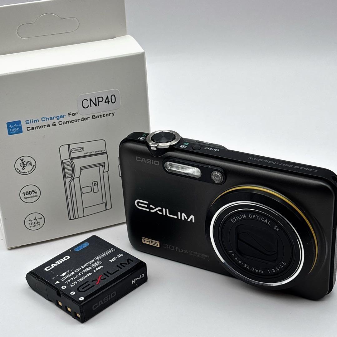 CASIO EXILIM EX-FC100 黒 オールド コンデジ デジカメ - メルカリ