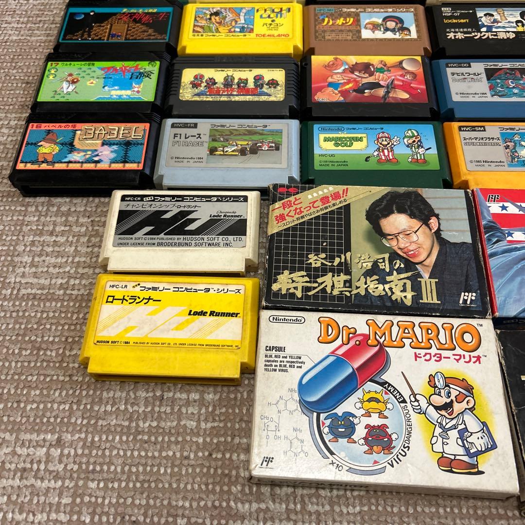 ファミコンソフト コレクション 懐かしのソフトおまとめセット - メルカリ