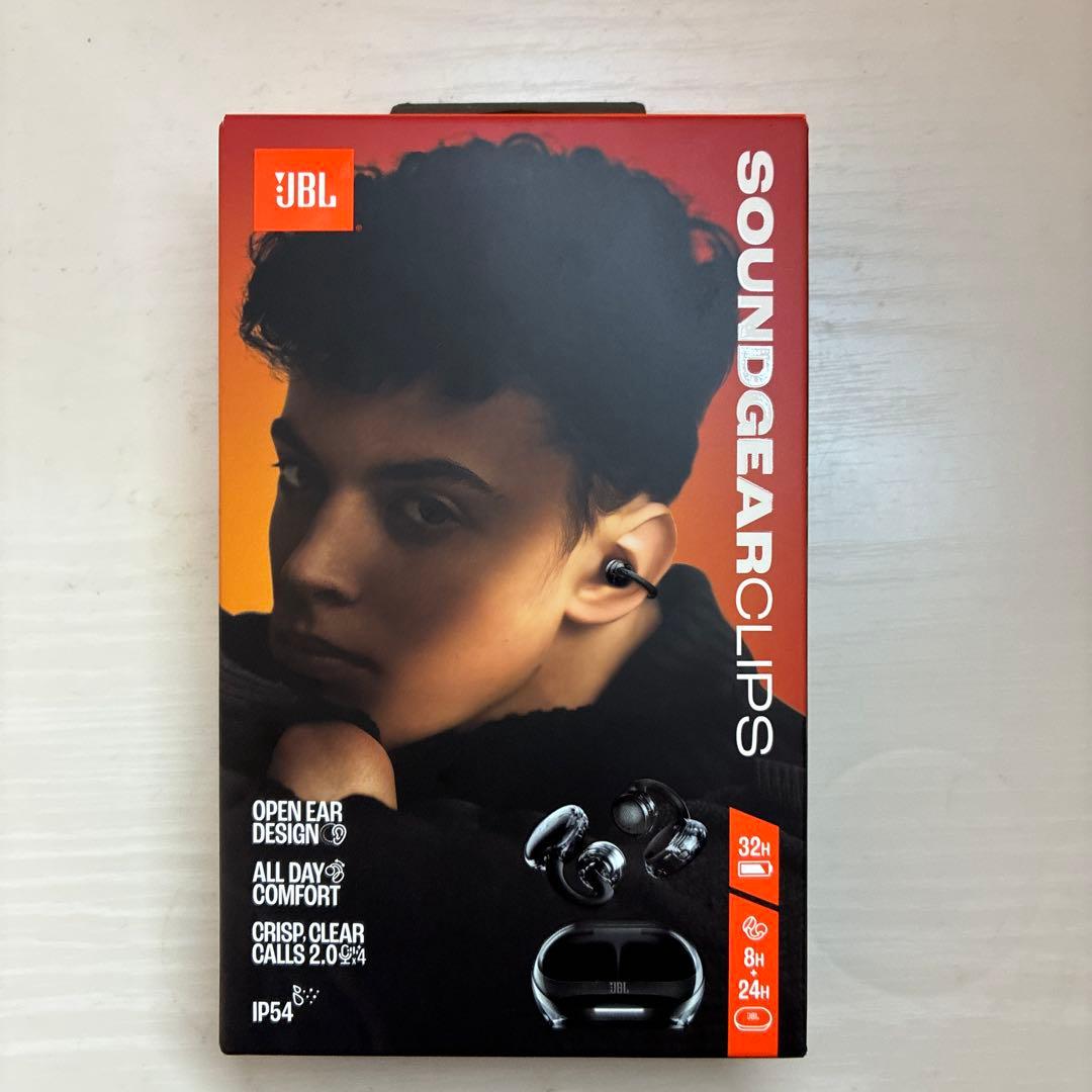 【新品未使用】JBL SOUNDGEAR CLIPS ワイヤレスイヤホン 黒 完全ワイヤレスイヤホン JBL JBL Soundgear Clips ブラック