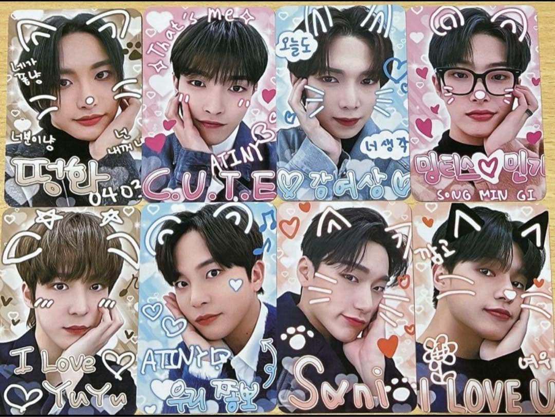 ATEEZ Makestar トレカ 8枚セット - メルカリ