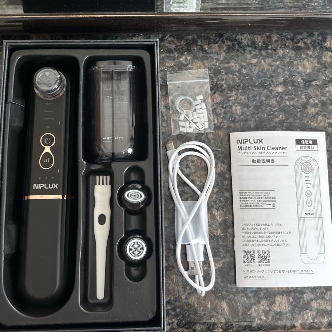 NIPLUX ニップラックス マルチスキンクリーナー 毛穴吸引器　美品 楽天市場】【正規販売店】毛穴吸引器 NIPLUX ニップラックス マルチ