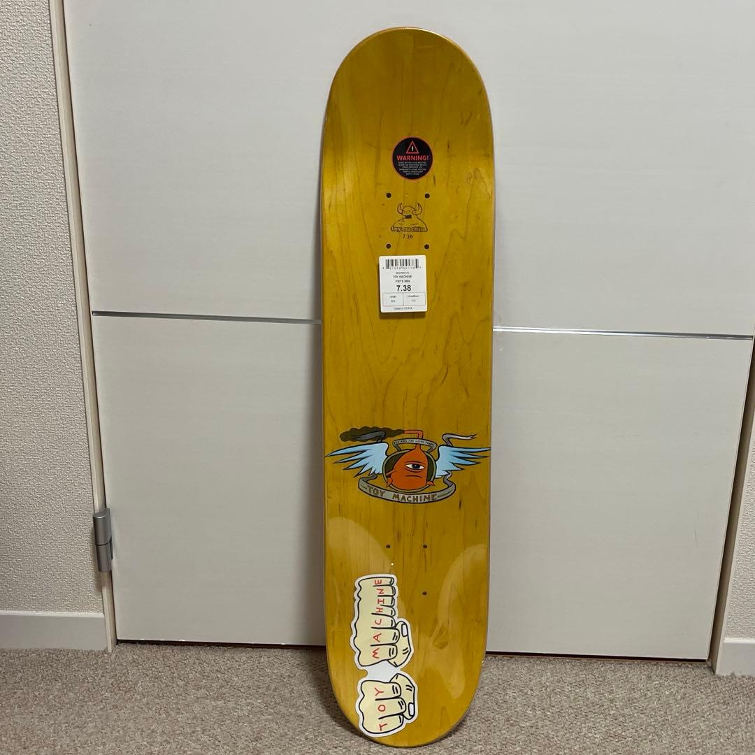 新品】トイマシーン スケボー デッキ 7.38インチ Toy Machine - メルカリ