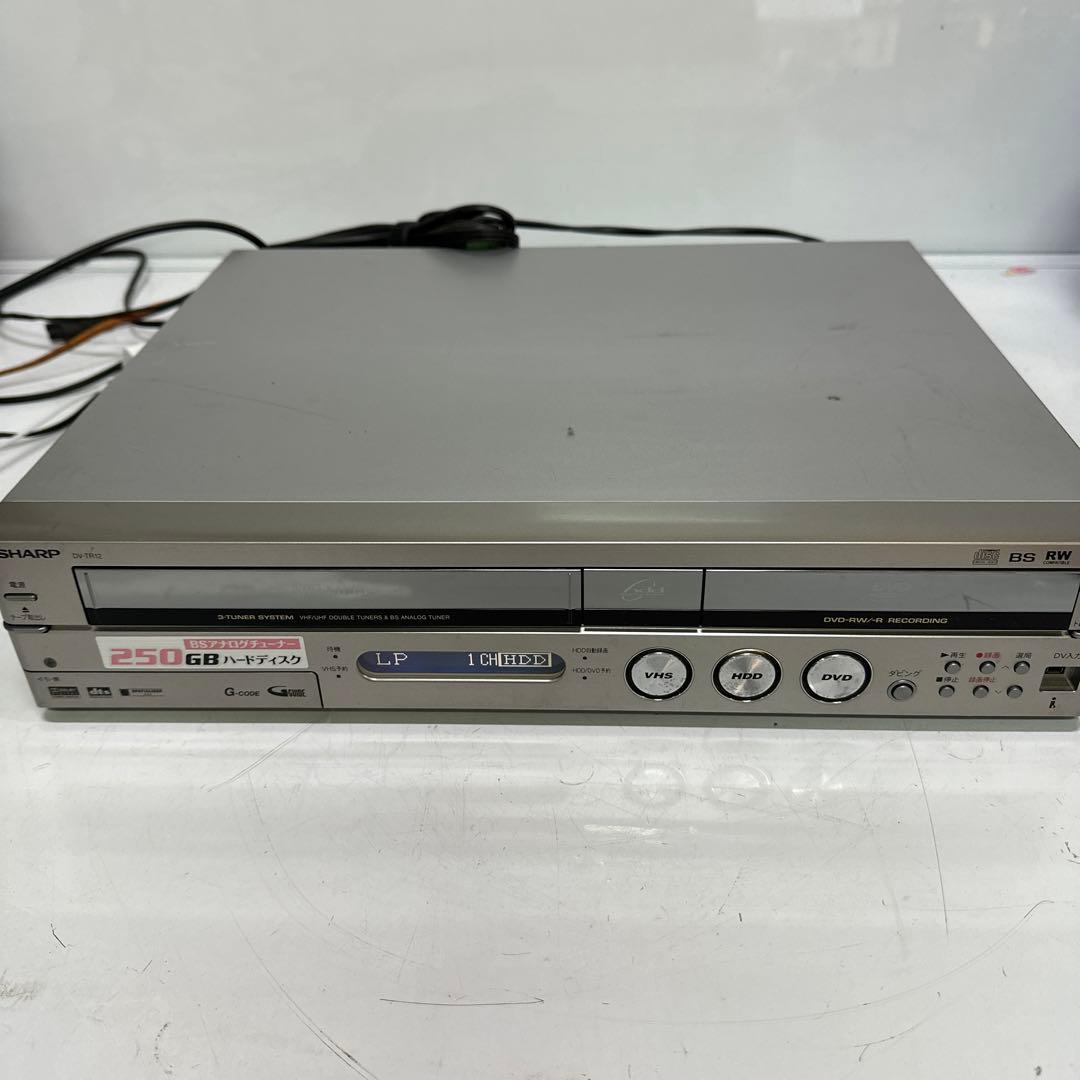 お値下げ‼️Sharp HDD・DVD・ビデオ一体型レコーダー DV-TR12 Amazon | シャープ 250GB ビデオ一体型DVDレコーダー DV-TR12 | DVD