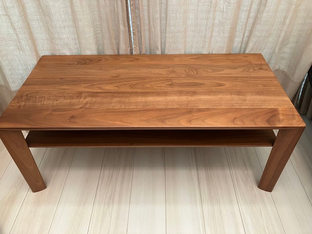 カリモク ローテーブル　ウォールナット 下棚付き カリモク家具（KARIMOKU FURNITURE） カリモク リビングテーブル 収納