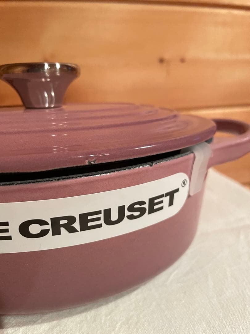 LE CREUSET ホーロー鍋 パープル 17cm MAUVE PINK