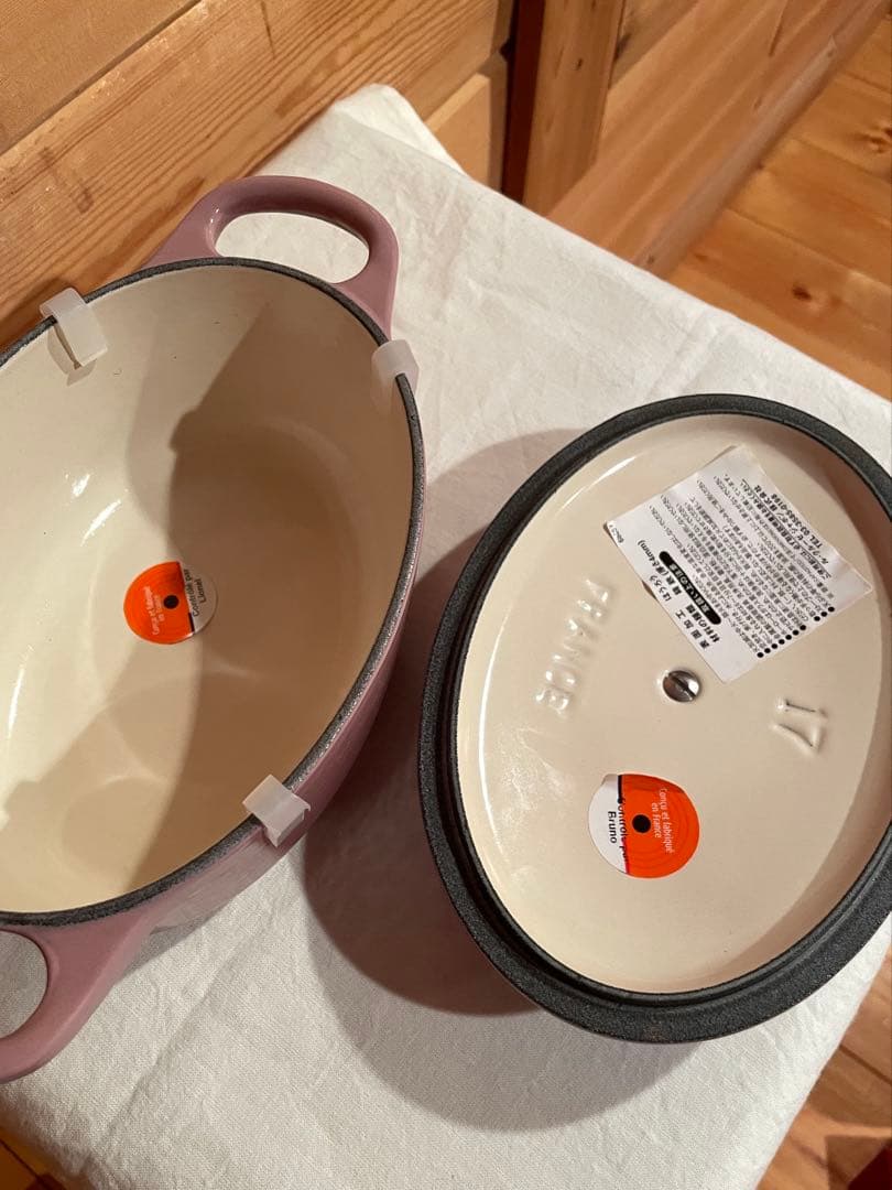 LE CREUSET ホーロー鍋 パープル 17cm MAUVE PINK