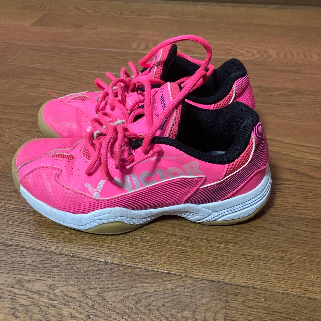 VICTOR バドミントンシューズ ピンク 21センチ - メルカリ