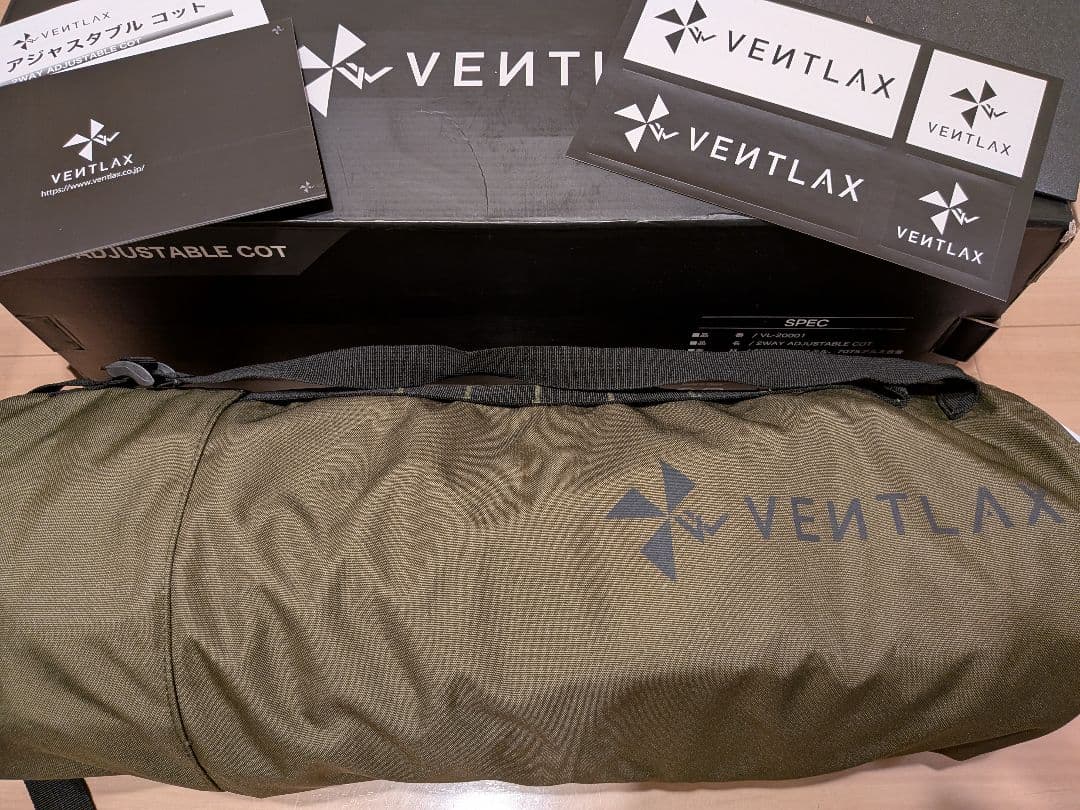 VENTLAX 2WAY アジャスタブル コット (オリーブグリーン) Amazon.co.jp: VENTLAX 2WAY アジャスタブル コット 軽量3kg 静音設計