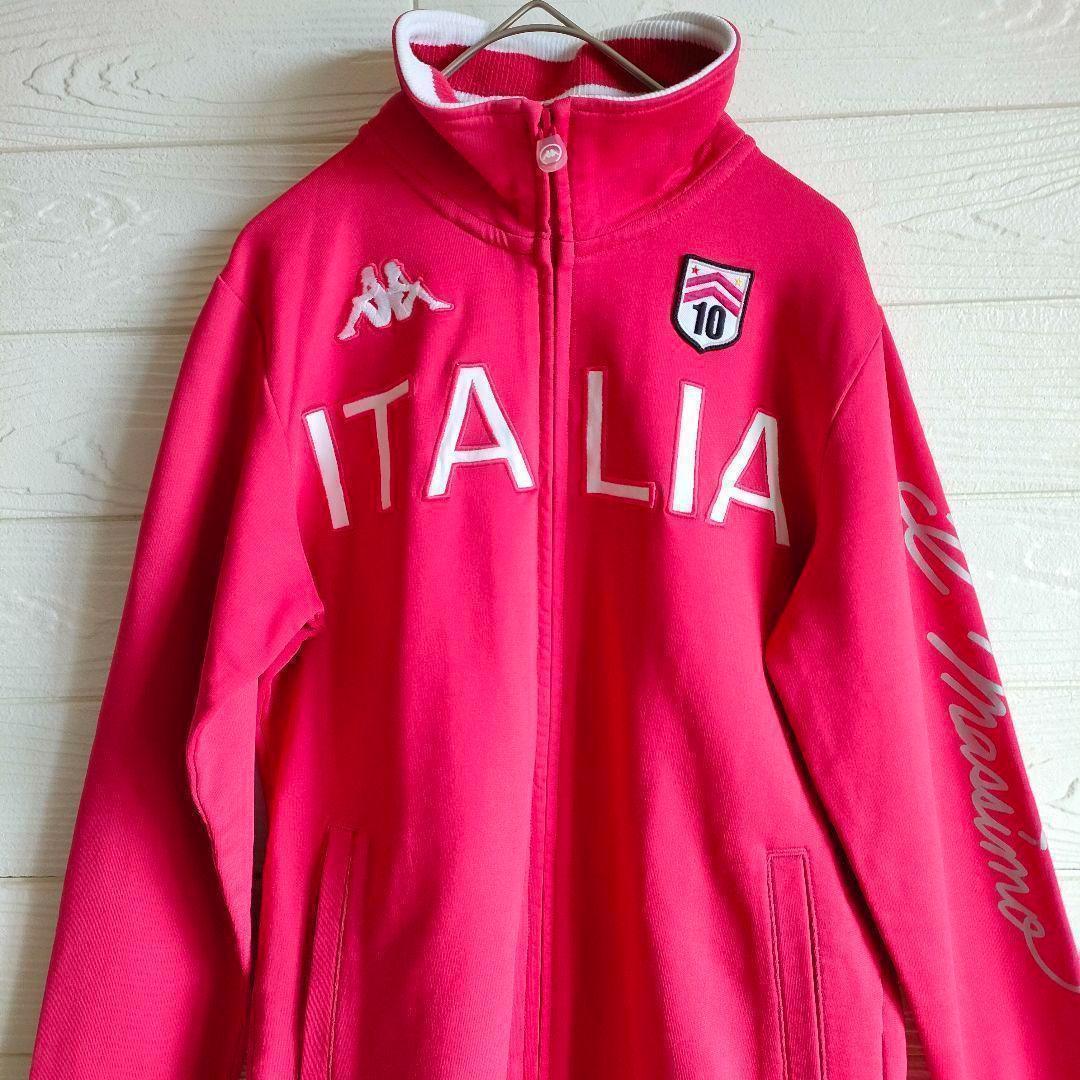 Kappa カッパ イタリア センター ビックロゴ トラックジャケット M