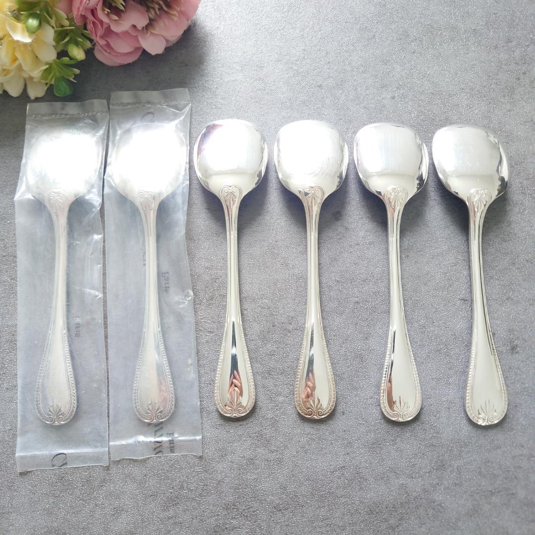 希少 美品 クリストフル マルメゾン アイスクリームスプーン 未開封