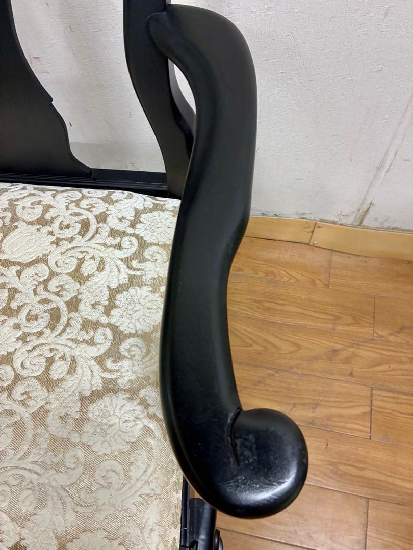 管407☆センチュリーファニチャー☆クイーンアン様式☆アームチェアー2