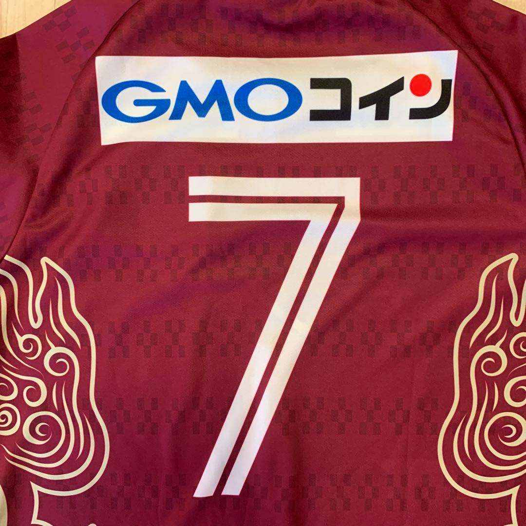 わ*ち様 fc琉球 2019 J2昇格時1st ユニフォーム 小野伸二サイン入ユ