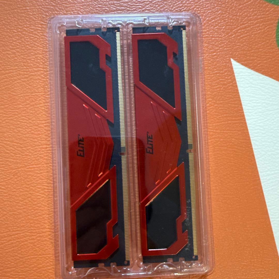 Elite DDR4 メモリー 32GB 赤色 2枚セット TEAM ELITE DDR4 3200MHz 32GBx2枚(64GB) - メルカリ