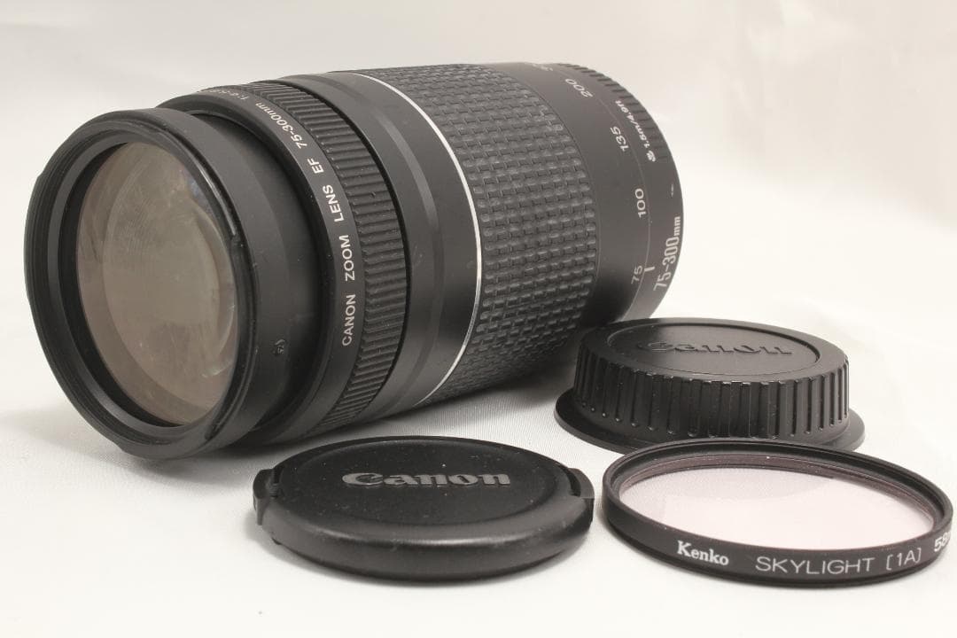 CANON EF 75-300 4-5.6 USM Ⅱ前後キャップ・フィルタ付き Amazon.com : Canon EF 75-300mm f/4-5.6 III Lens Bundled with 58mm
