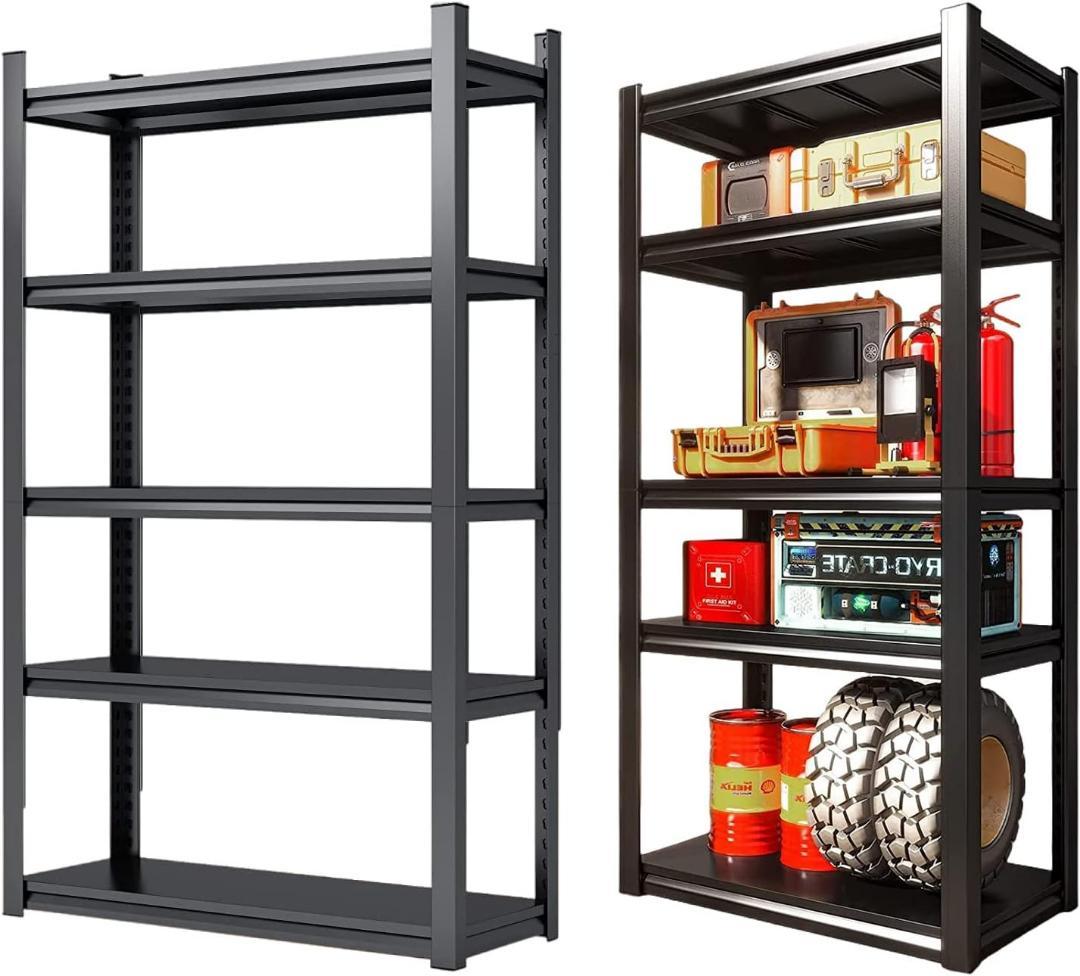 高さ調整可能！スチールラック本体 高耐荷重収納棚 メタルラック 組立簡単 Amazon｜スチールラック本体 高耐荷重収納棚 倉庫 ガレージ メタル