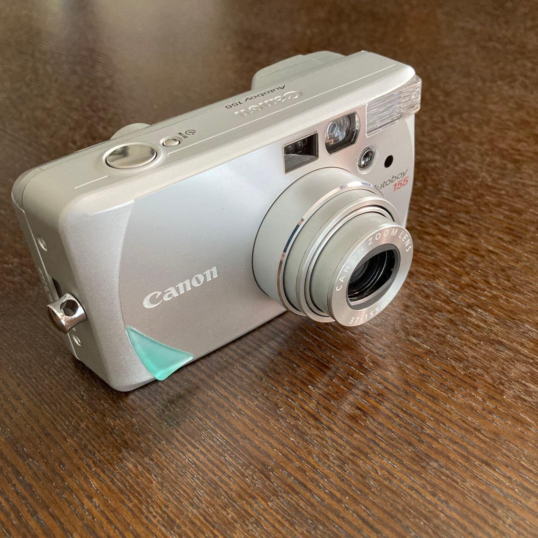 Canon Autoboy 155 フィルムカメラ 電池、取扱説明書つき - メルカリ