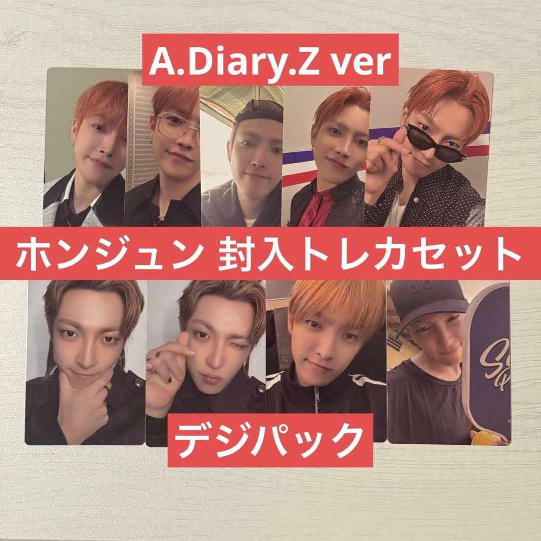 ATEEZ GOLDEN HOUR part.4 封入トレカ ホンジュン① - メルカリ