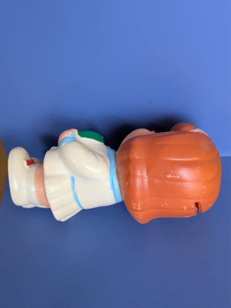 ノベルティ ソフビ人形 大成建設 テニス女の子貯金