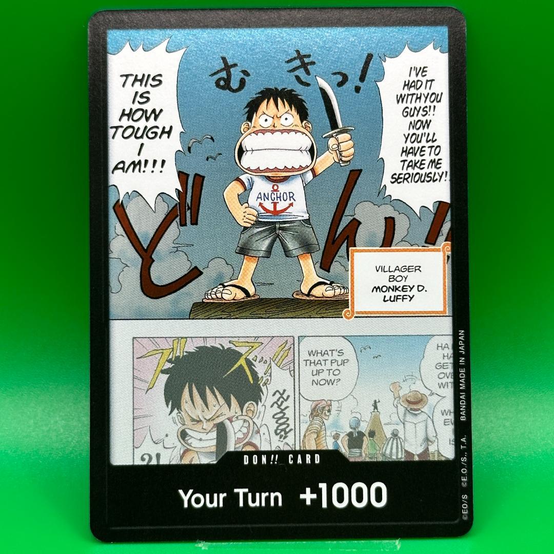 ワンピース 英語 ドンカード 少年 ルフィ 海外 - メルカリ