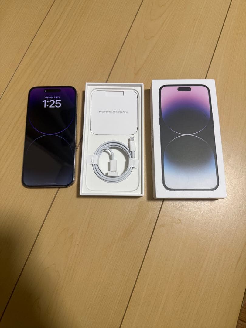 本日限定破格！SIMフリー　iPhone14pro Max パープル Apple iPhone 14 Pro Max 128GB ディープパープル 本体