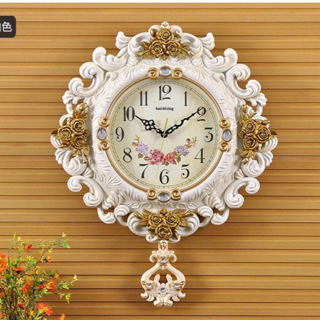 新品　振り子掛け時計 インテリア 壁時計 ヤマト工芸 振り子時計 circus clock シロクマ ステップ秒針 掛け時計