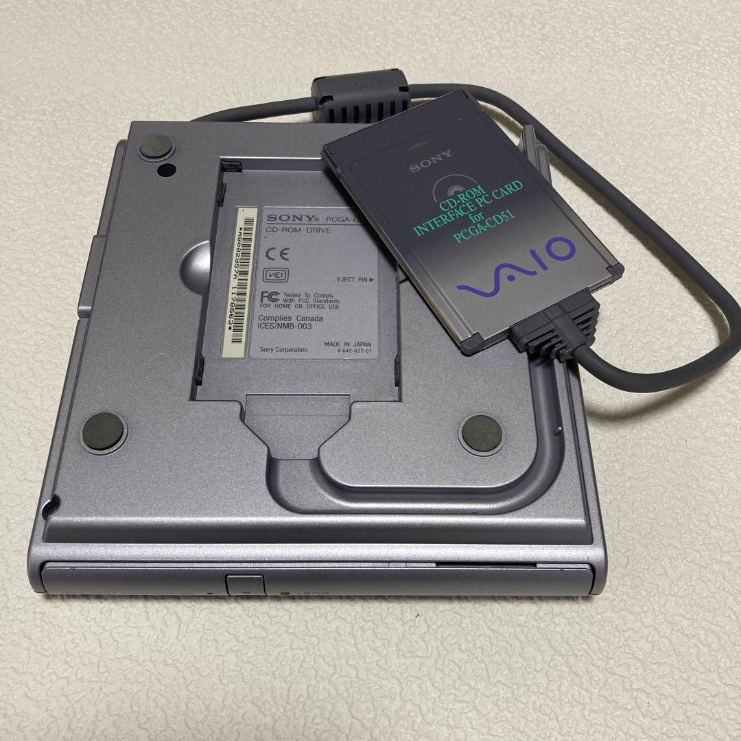 SONY VAIO PCGA-CD51/A 外付けCD-ROMドライブ - メルカリ