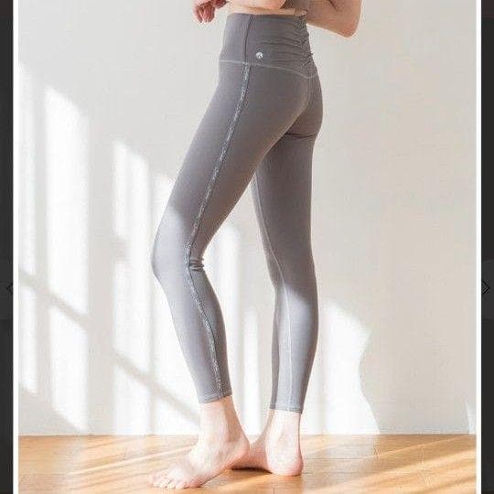 お値下げ【SUKALA】バックギャザーレギンス チャコールグレー S 新品