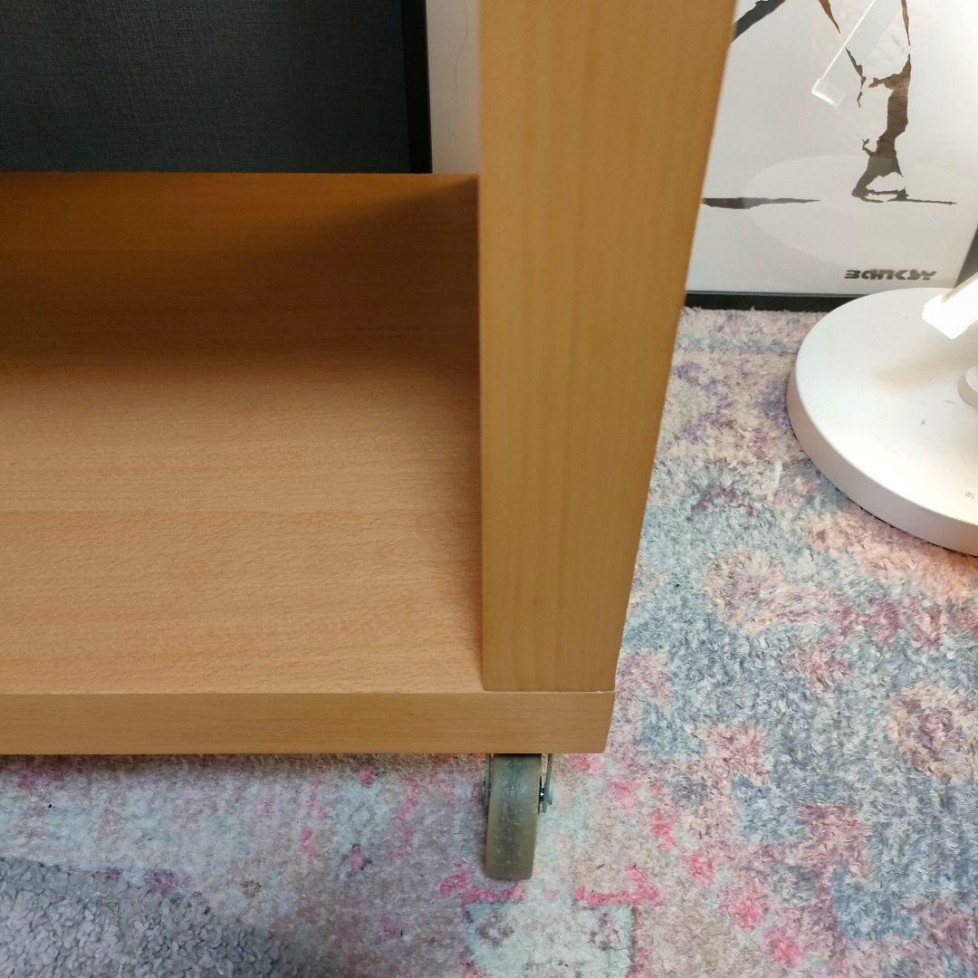 廃盤旧モデル】無印良品2☓2シェルフ キャスター付き ブナ材 - メルカリ