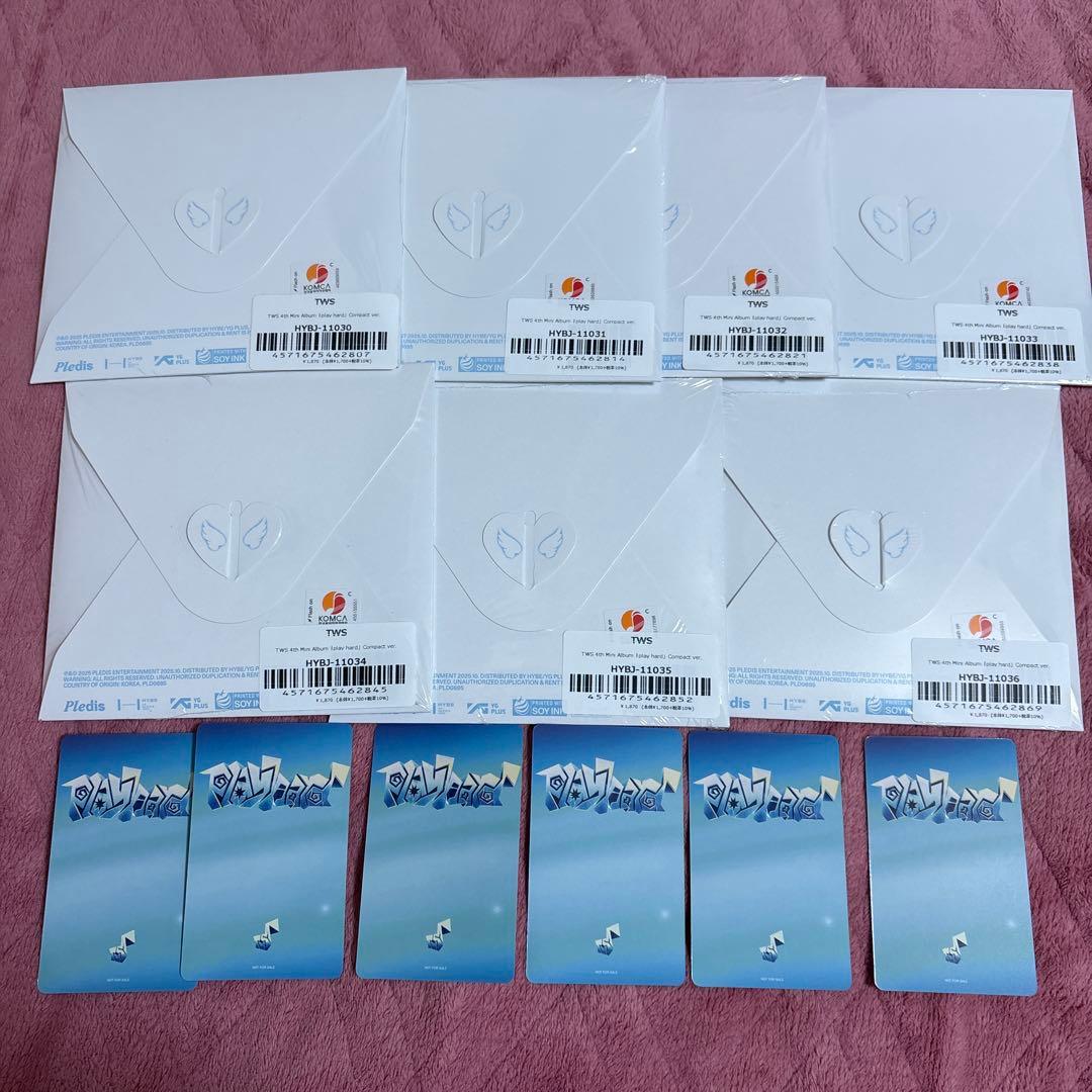 TWS play hard compact コンプセット＋ タワレコ特典トレカ - メルカリ