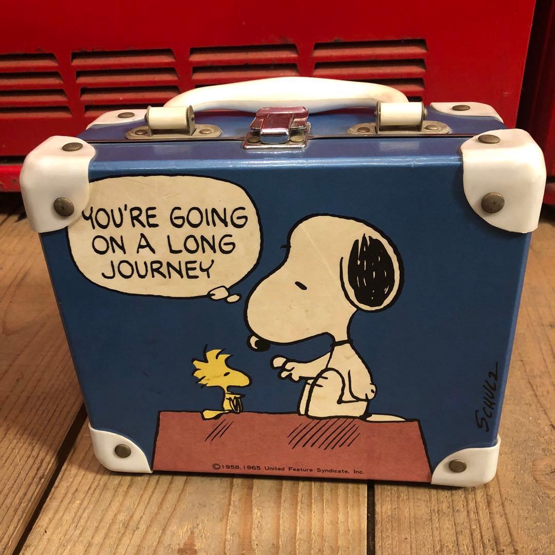 ビンテージ スヌーピー ミニトランク 小物入れ - メルカリ