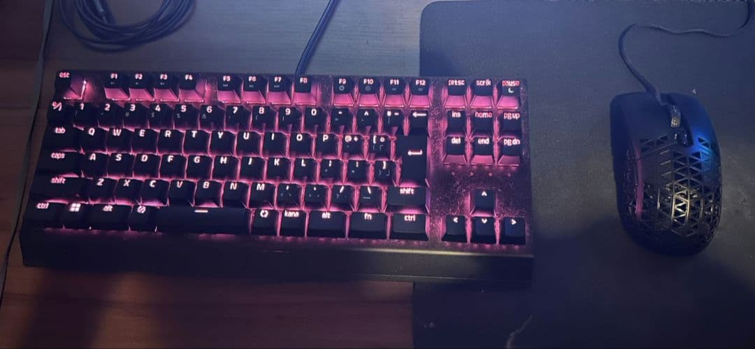 【超美品】Razer BlackWidow V3 マウス付き Razer BlackWidow V3 Mini HyperSpeed Phantom Pudding Edition Green