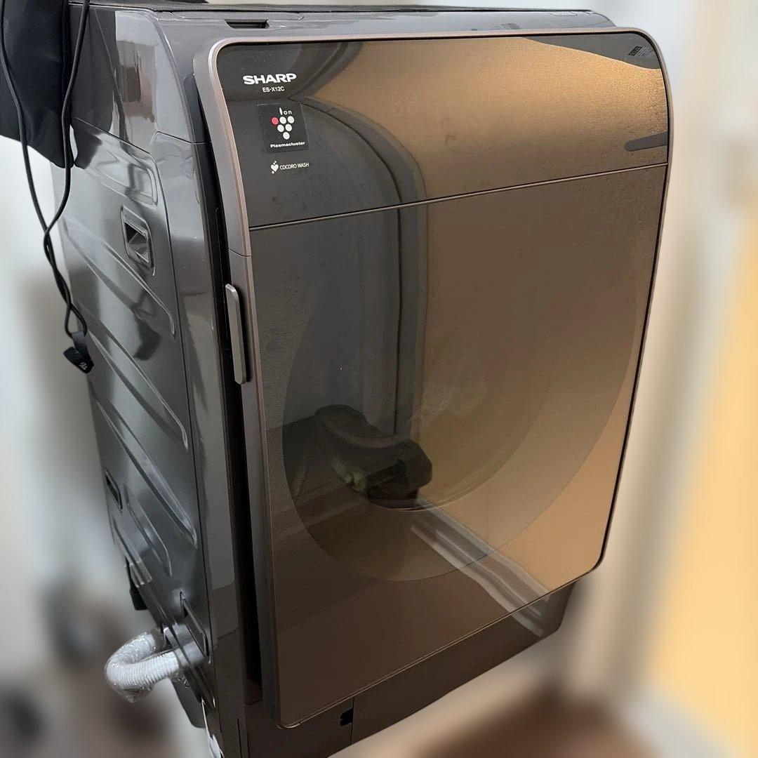 SHARP ES-X12Cドラム式洗濯機本体 ES-X12C | 洗濯機：シャープ