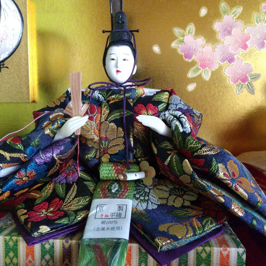 雛人形 本仕立 清峰作 親王飾り ライト付き - メルカリ