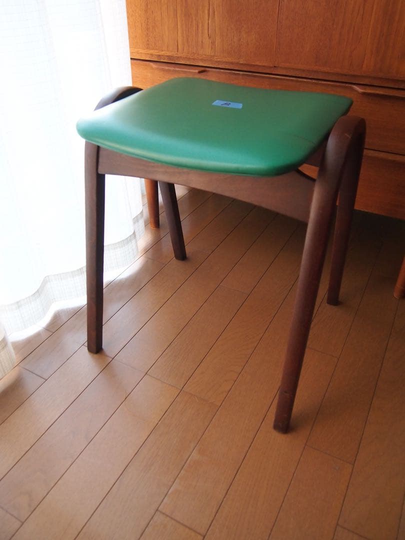 ミナペルホネン 秋田木工 剣持スツールC ハンドメイド タンバリン 生地