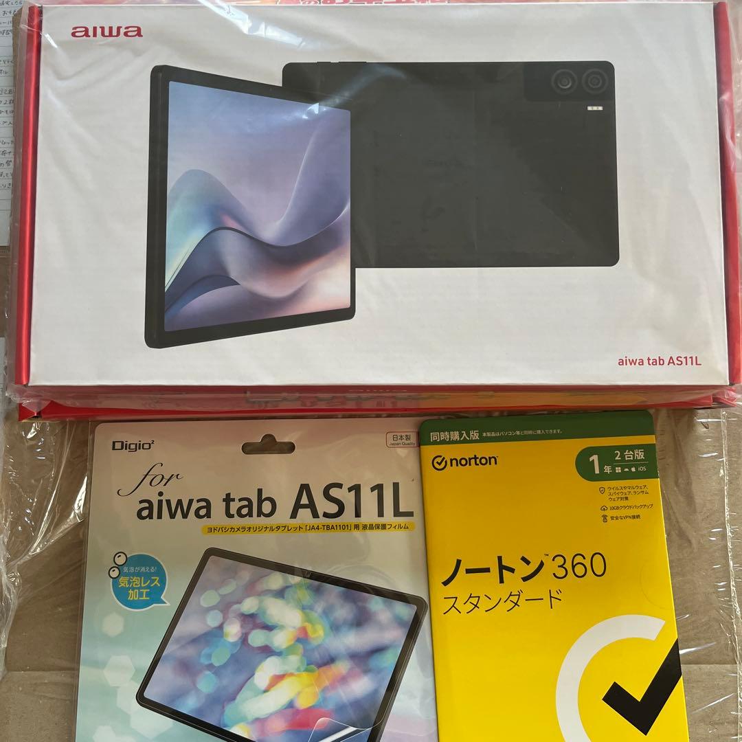 あ*ん様 aiwa tab AS11L 本体 + Norton 360 aiwa | 製品情報 | aiwa tab AS11L
