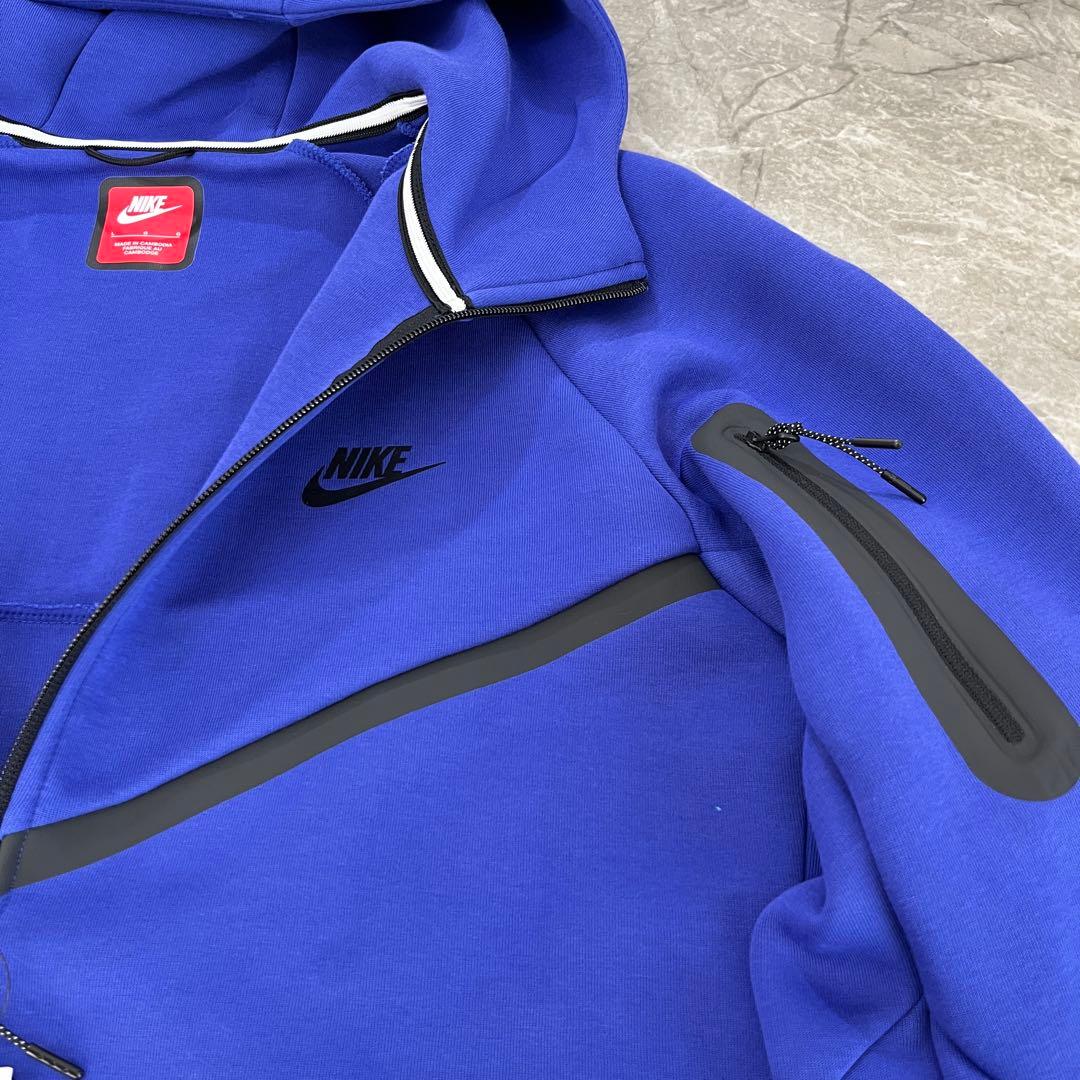 central cee着用 NIKE 紫テックフリース セットアップ L 正規品 - メルカリ