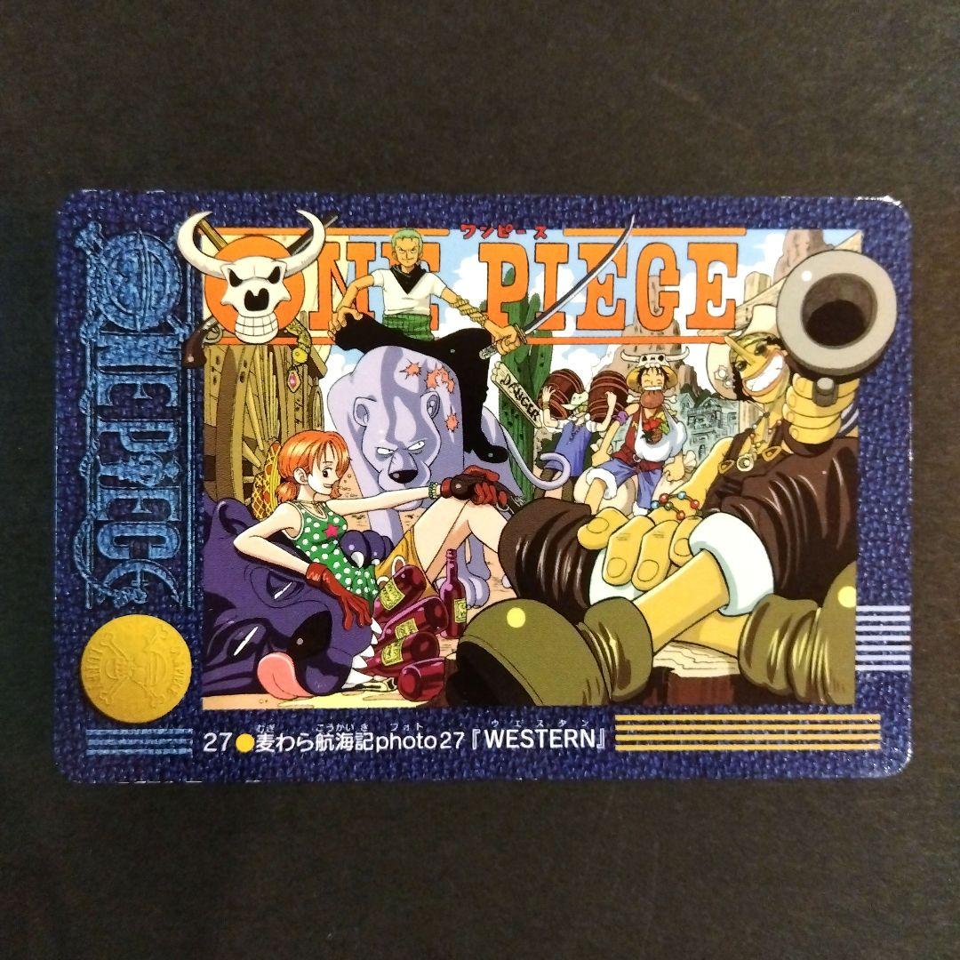 ONEPIECE カードダス ビジュアルアドベンチャー 27 ウエスタン 当時物